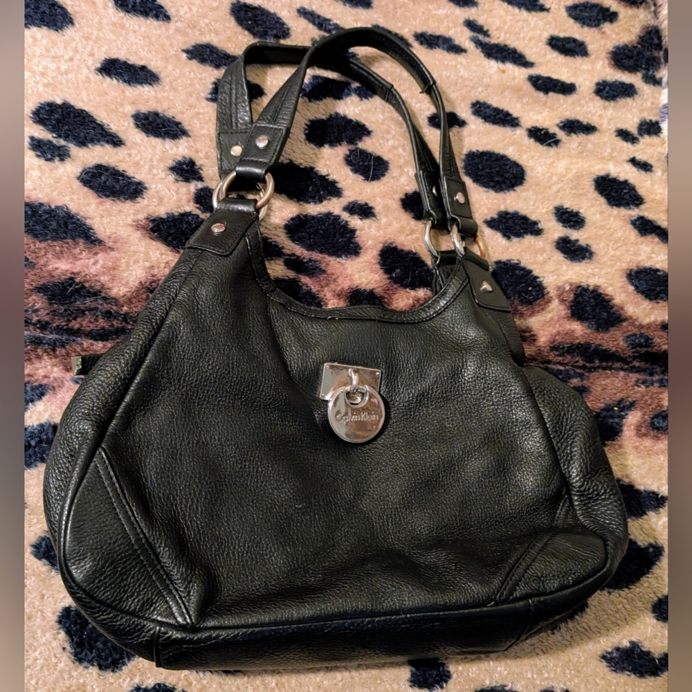 Black Leather Shoulder Bag